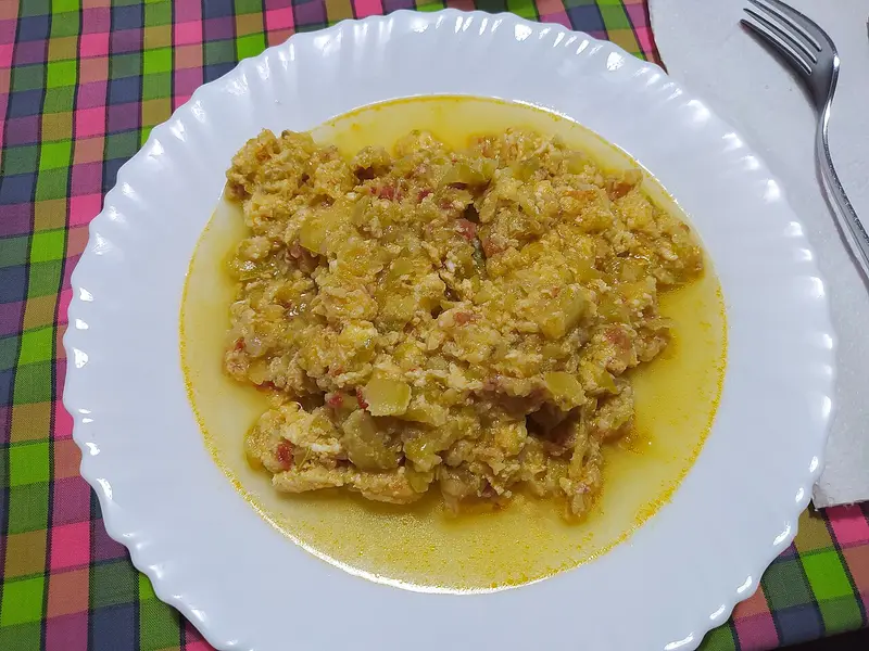 Zarangollo et légumes de la huerta
